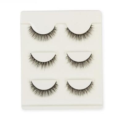 Compatible with Apple, 3 pair false eyelashes mink hair lashes Slim curly raised fake Eyelasehe extension Cilios Posticos makeup-5b83090066c66d29529e62373b57f253