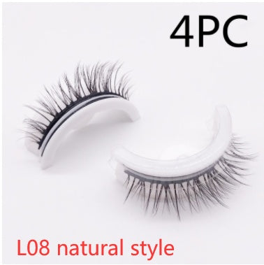 Reusable 3D Mink Lashes Natural False Eyelashes Self Adhesive Fake Glue Free Makeup Eyelash Extension Silk-9a92a7160b7bbc0a1aa3d3fc12f06b53