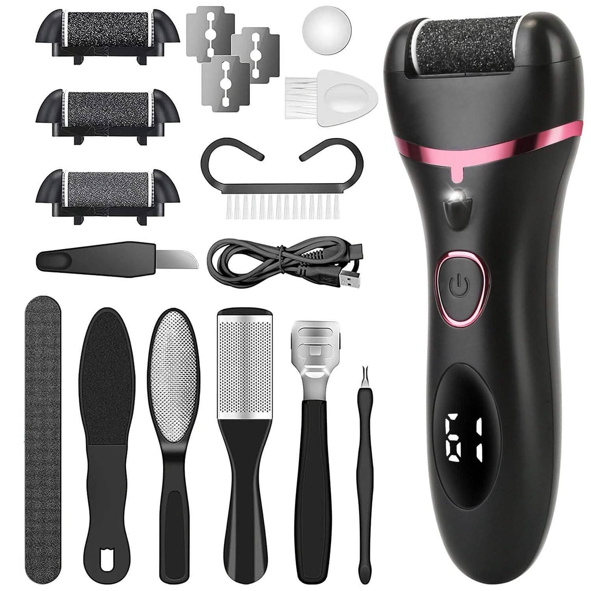 18-in-1 Electric Foot Callus Remover Tool-18-in-1 Electric Foot Callus Remover Tool