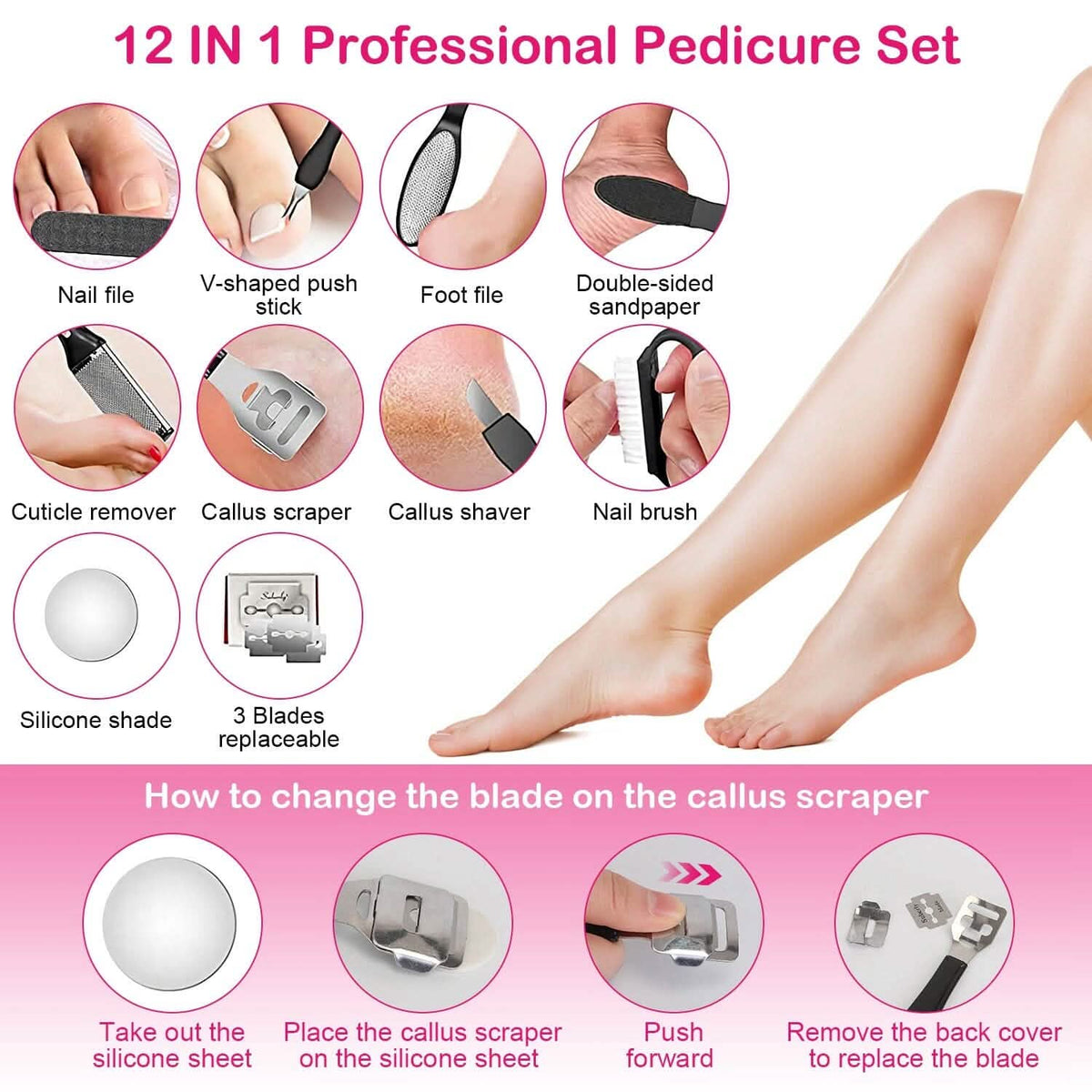 18-in-1 Electric Foot Callus Remover Tool-18-in-1 Electric Foot Callus Remover Tool