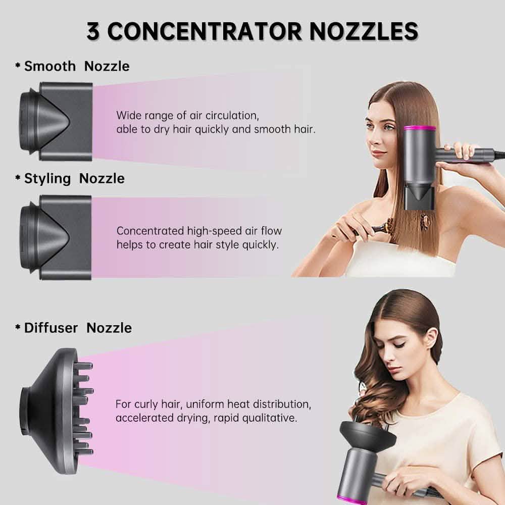 1800W Professional Hair Dryer with Diffuser Ionic Conditioning-1800W Professional Hair Dryer with Diffuser Ionic Conditioning