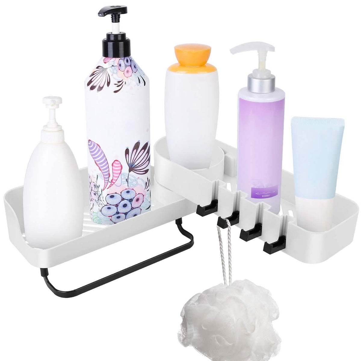 180° Rotatable Bathroom Corner Caddy Shelf-180° Rotatable Bathroom Corner Caddy Shelf