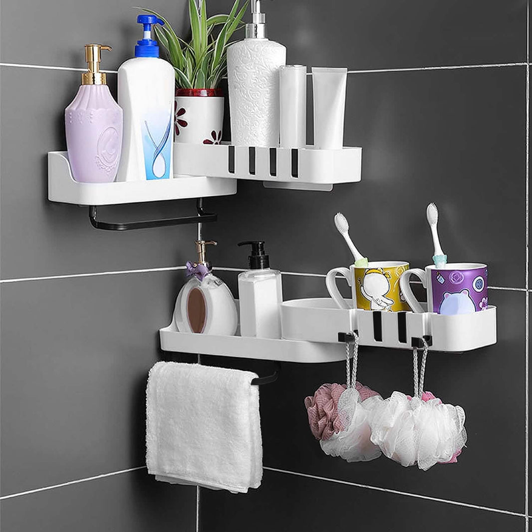 180° Rotatable Bathroom Corner Caddy Shelf-180° Rotatable Bathroom Corner Caddy Shelf