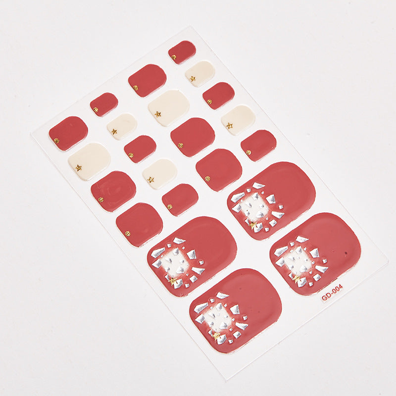 Nail stickers foot stickers 22 small stickers waterproof nail stickers foot nail stickers-49d37ffb21453d705e2cecfbc245bcd1