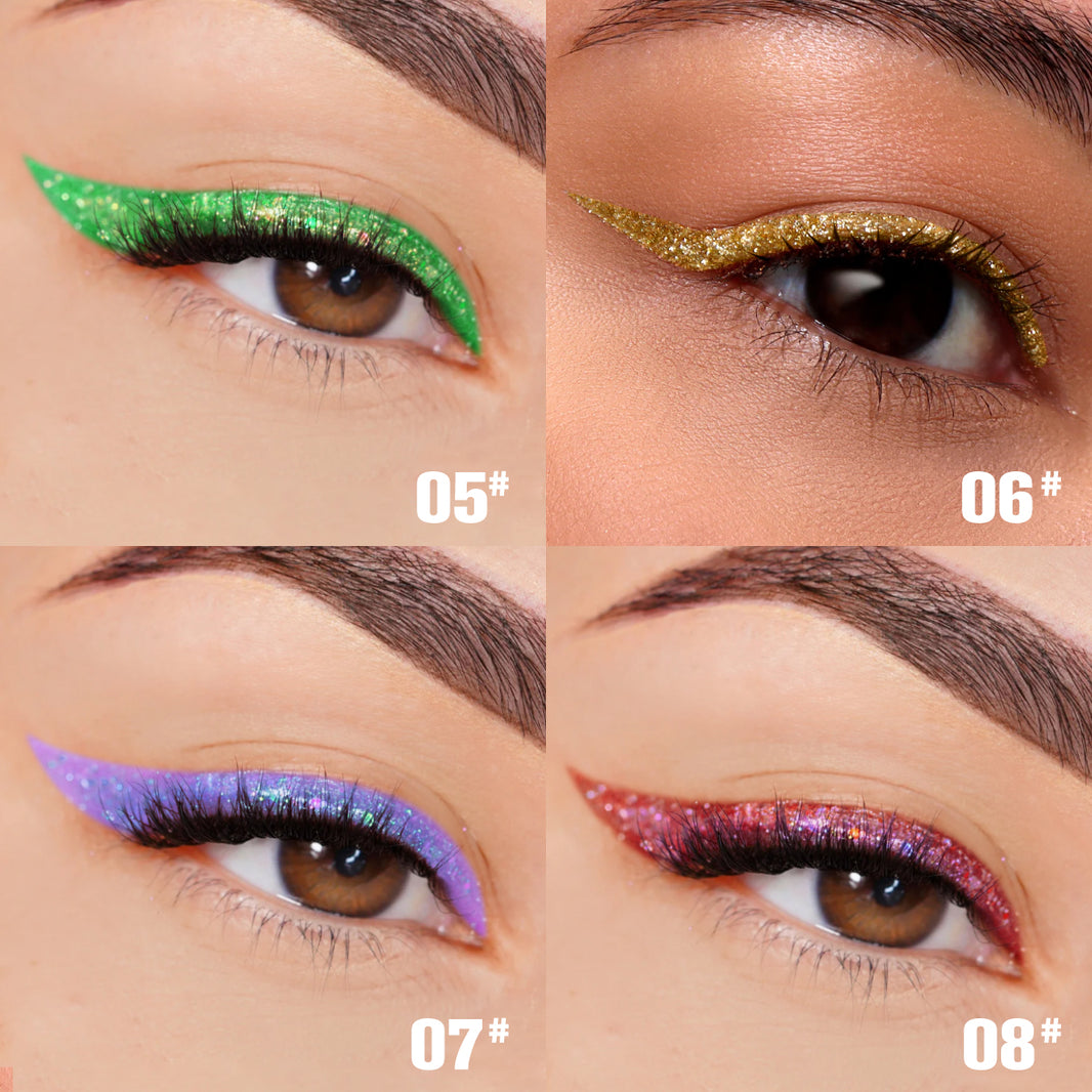 PHOFAY Liquid Glitter Eyeliner Set-92aeca7850a299f6922bd127e09e71a3