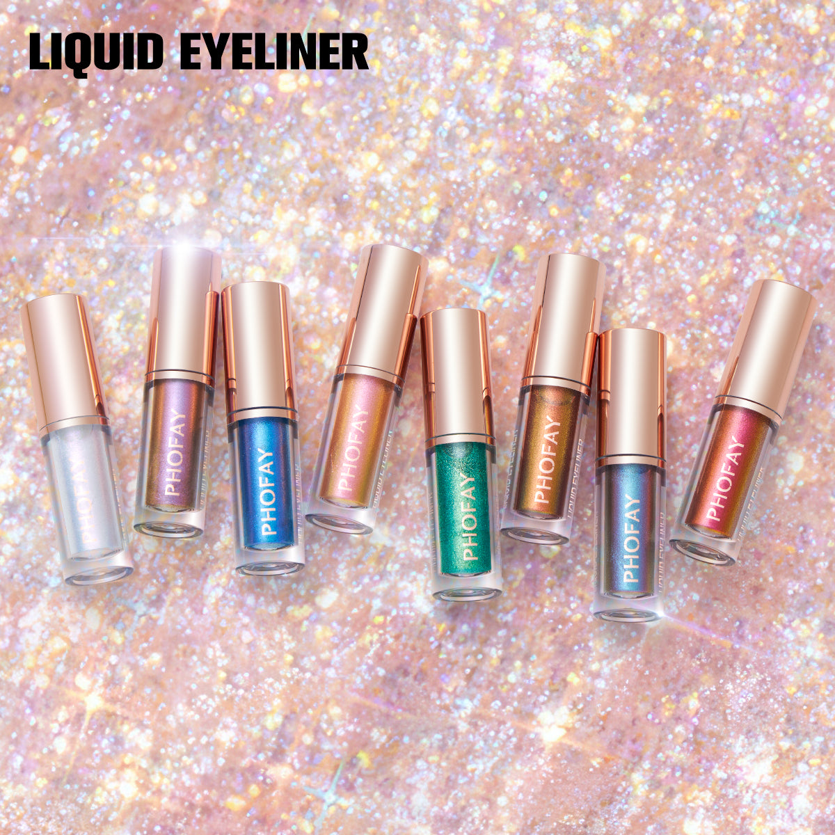 PHOFAY Liquid Glitter Eyeliner Set-67b193d7d666dc0866bd88d254eeab34