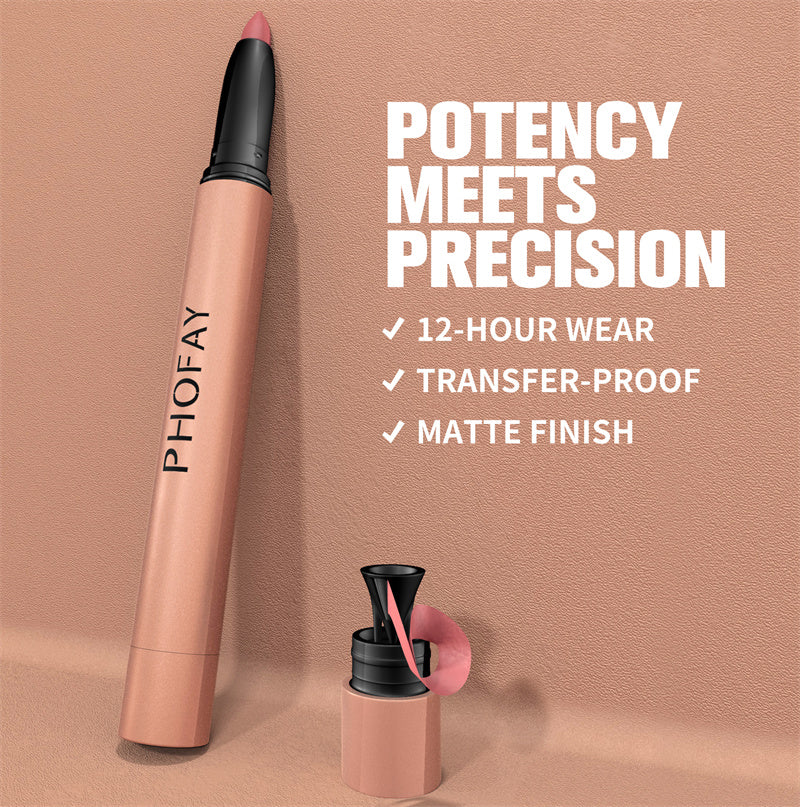 PHOFAY MATTE LIP LINER LIPSTICK PEN-552399fe89212f73aec5934afd09b46a