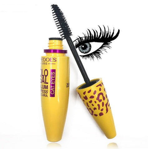 Growth Mascara Leopard-shaped Yellow Tube Thick Curling Waterproof Mascara-5ec086bb00a583b7a73fd5a9dd35297d