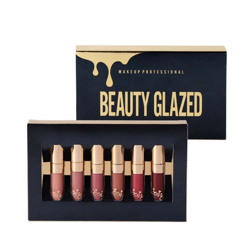 Beauty glazed 6 lipstick set-3e98b762cc6955f8ce0347c7c46a8227