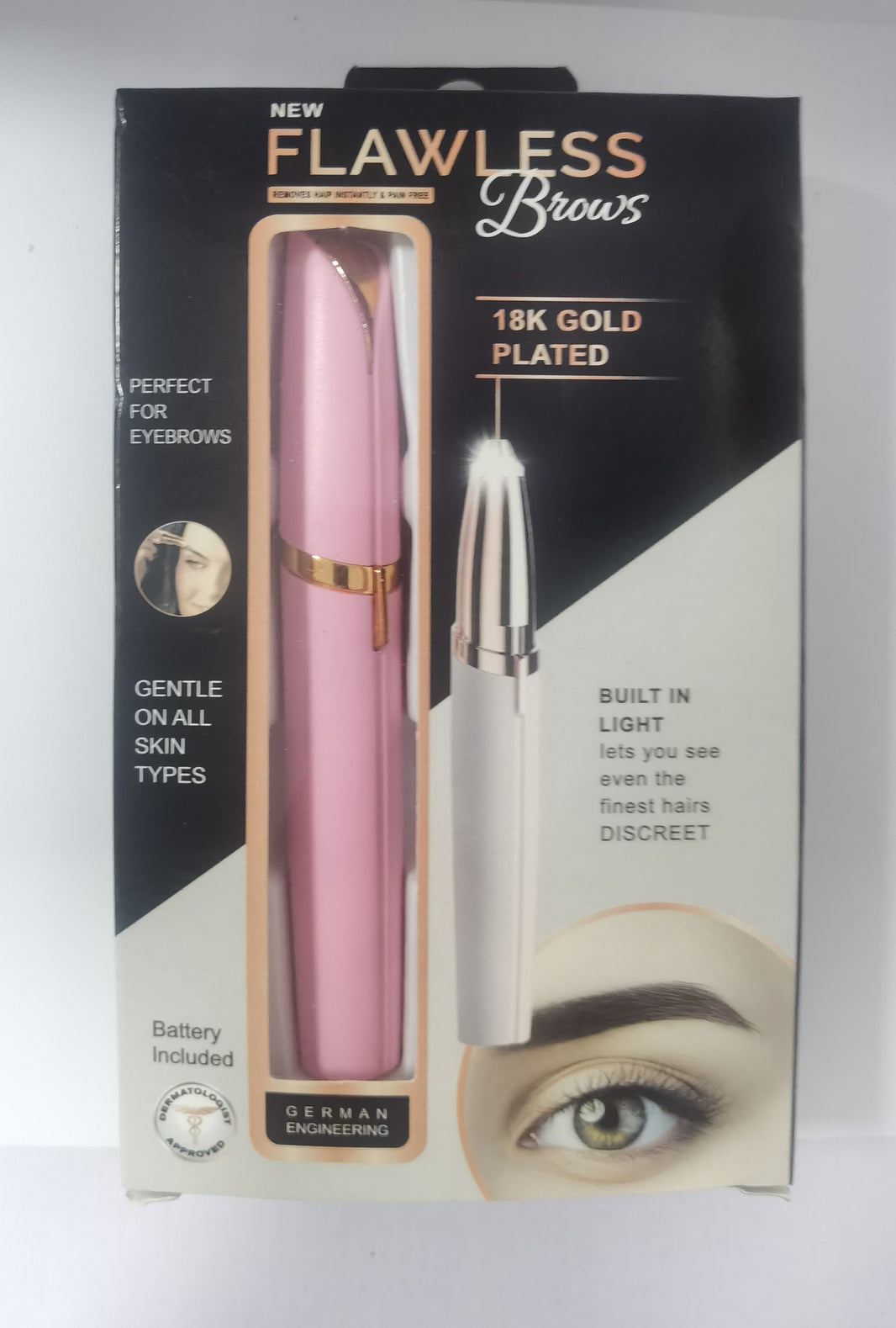 Mini Electric Eyebrow Trimmer Lipstick Brows Pen Hair Remover Painless Razor Epilator with LED Light-861bf0dea8588a4c6d00e3951c558b7f