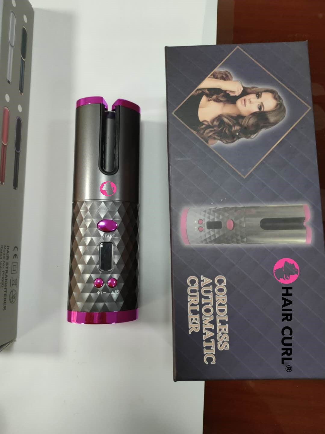 Charging automatic wireless curling iron-2f7b23c4fa24d818d65e1ecf5a479318
