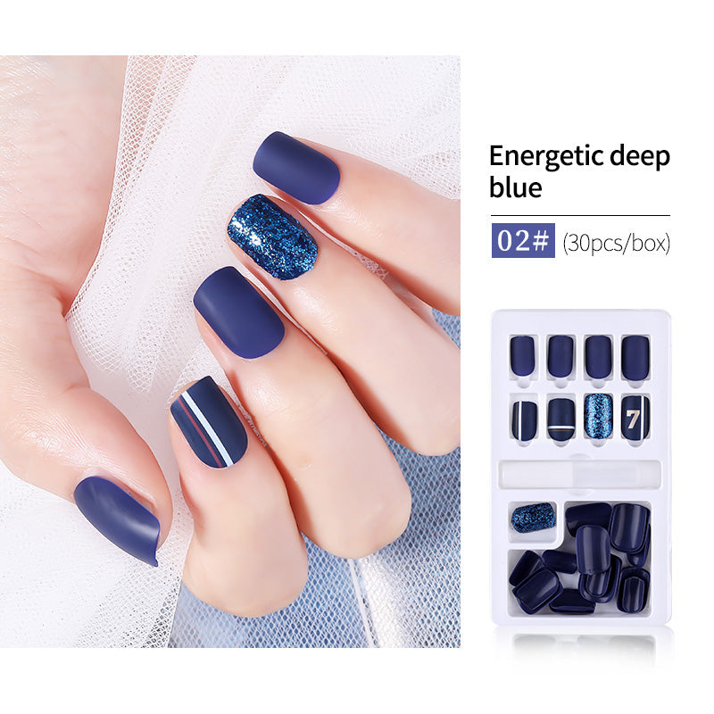 30pcs Detachable False Nail Artificial Tips Set Full Cover for Short Decoration-b3cd2ed38231309e0088db15b30c2467