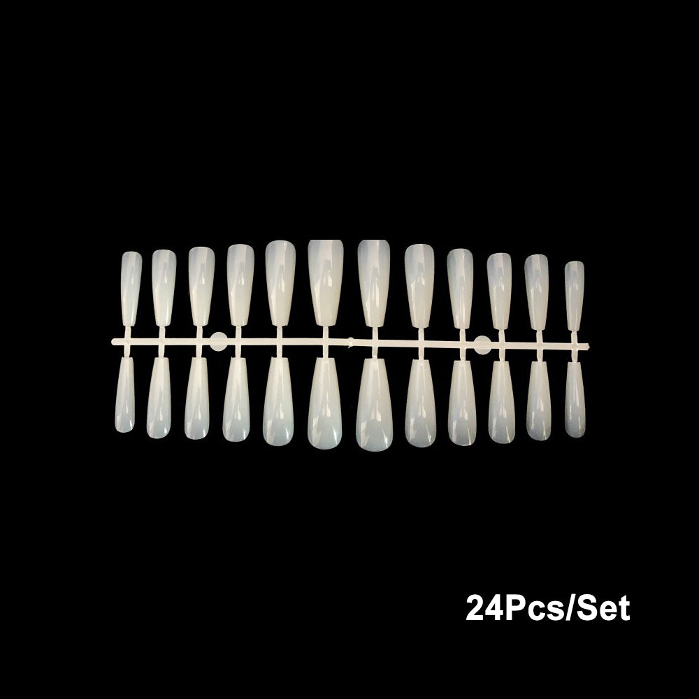 24 trapezoidal long false ballet nails-8281e8f67964f6bb65afe65b86bd15d8