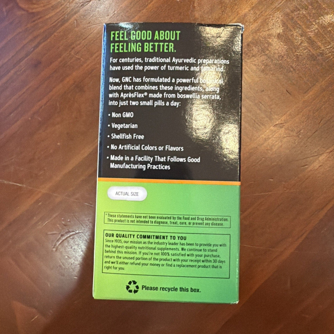 GNC Tamaflex Fast Acting Proven Joint Support 30 Day Supply, 60 cap Exp 10/27-GNC Tamaflex Fast Acting Proven Joint Support 30 Day Supply, 60 cap Exp 10/27