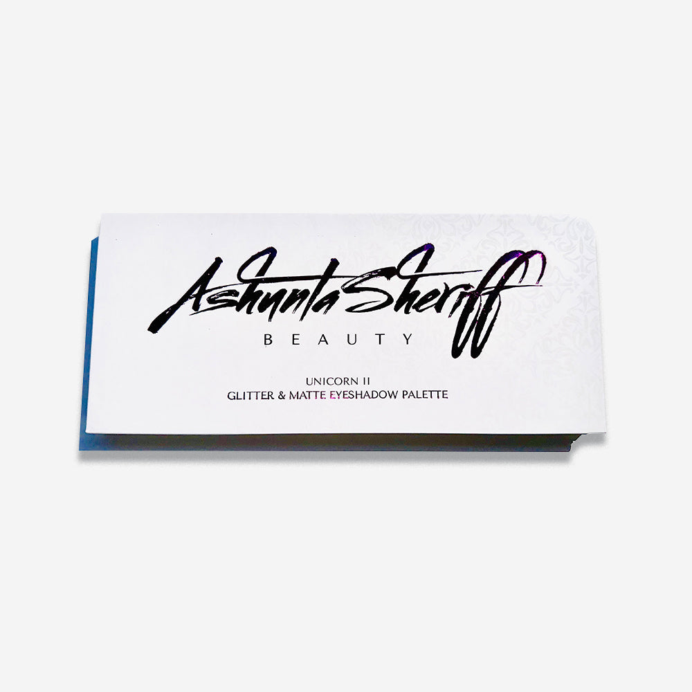 Ashunta Sheriff Beauty Unicorn II Glitter & Matte Shadow Palette-Ashunta Sheriff Beauty Unicorn II Glitter & Matte Shadow Palette