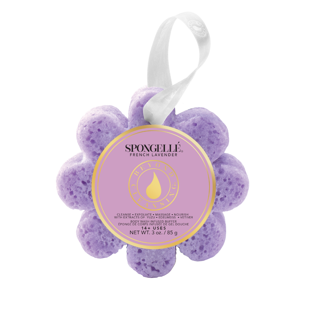 French Lavender Wild Flower Bath Sponge-French Lavender Wild Flower Bath Sponge