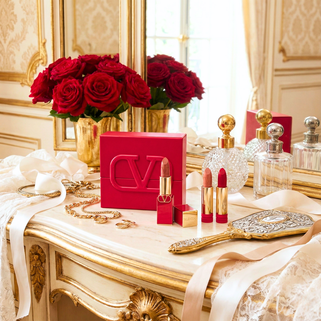 Rosso Valentino Couture Lipstick Set-Rosso Valentino Couture Lipstick Set