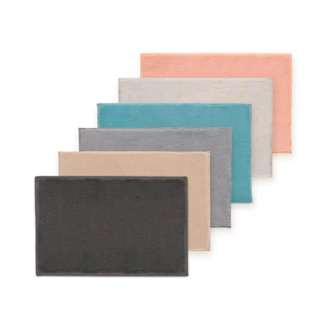 2-Piece Set: Bibb Home 2 Piece Faux Fur Plush Bath Mat Set-2-Piece Set: Bibb Home 2 Piece Faux Fur Plush Bath Mat Set