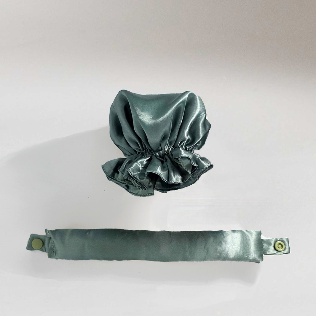 Satin Heatless Curler + Satin Wrap-Satin Heatless Curler + Satin Wrap