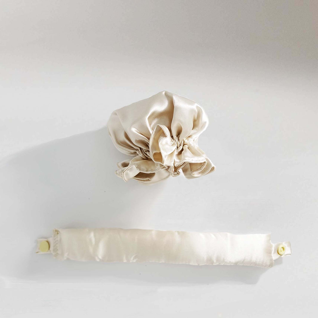 Satin Heatless Curler + Satin Wrap-Satin Heatless Curler + Satin Wrap