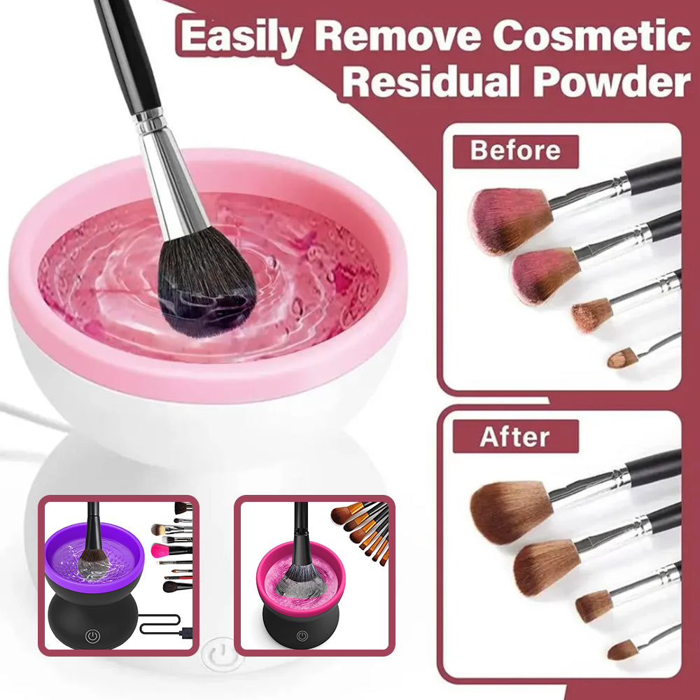 Electric Makeup Brush Cleaner Machine Portable Automatic USB Cosmetic Brush Cleaner Tools For All Size Beauty Makeup Brushes Set-972c2784edb96b77e47ce8c83f808d30