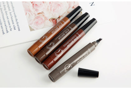 Four-headed Eyebrow Pencil Long-lasting No Blooming-d4a49d788633e8285357fa48196584d2