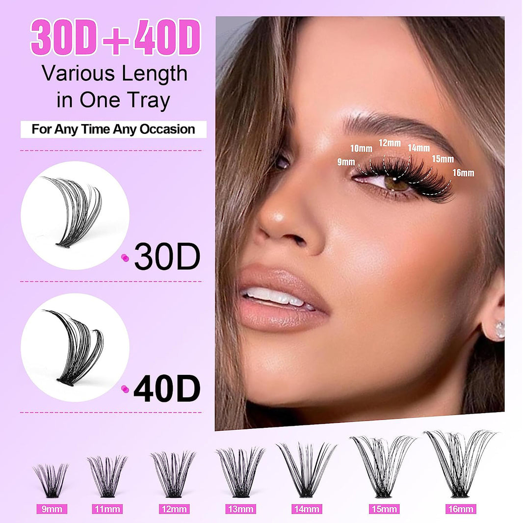 False Eyelashes 30D40D Eyelashes Mixed Suit-f6f74a54295474b0b5499decb5eaf1e3