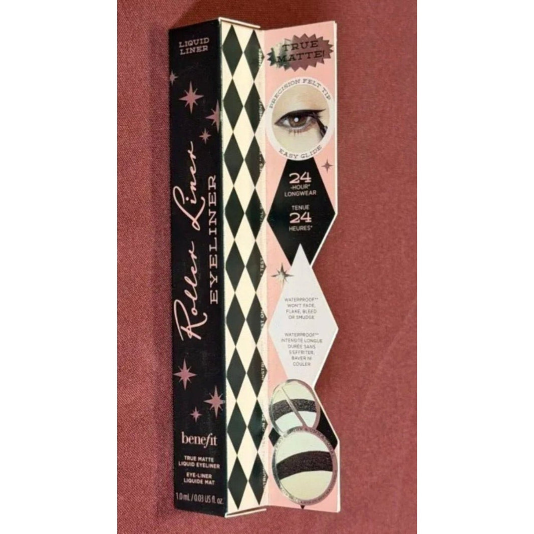 Benefit Roller Liner Matte Liquid Eyeliner - Black, 0.03 oz / 1.0 mL-Benefit Roller Liner Matte Liquid Eyeliner - Black, 0.03 oz / 1.0 mL