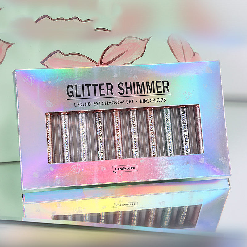 Diamond Shine Liquid Eye Shadow 10 Sets-84120219776700979561140647831b71