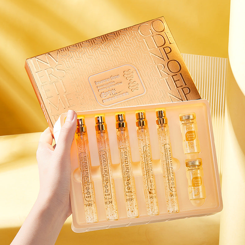 Gold Protein Peptide Kit Beauty Salon Skin Care Product Set Gold Thread Carving Liquid-90f37a0e22ed95c8cb473221e485ada2