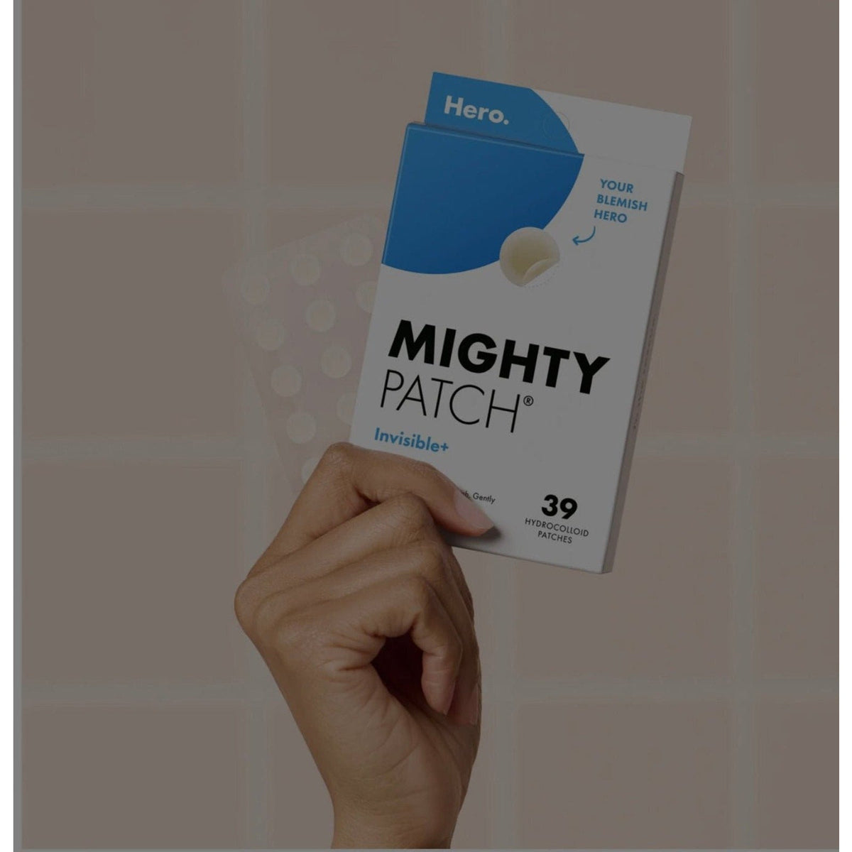 Hero Cosmetics Mighty Patch Invisible+ Acne Pimple Patches - 39 Count-Hero Cosmetics Mighty Patch Invisible+ Acne Pimple Patches - 39 Count