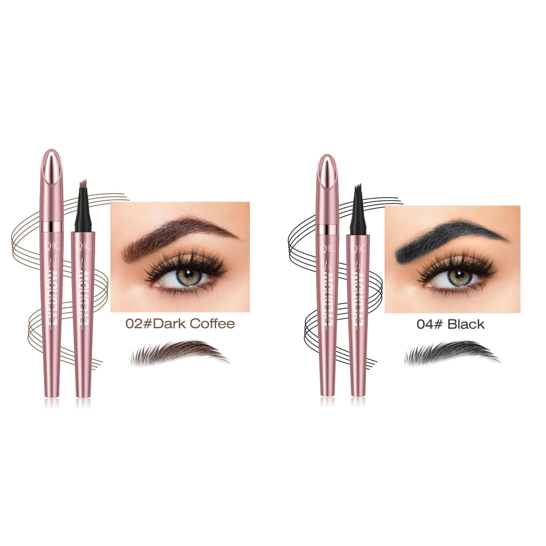 Waterproof And Smooth Not Smudge Four-fork Liquid Eyebrow Pencil-2145664556d8538180ac816bfd91a242