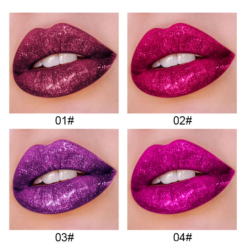 Metallic Non-stick Cup Pearlescent Diamond Lip Gloss-7ab091d1623ad68785a27dda647acdd7