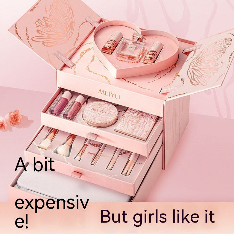 Christmas For Girls Cosmetics Lipstick Set Of Beauty Gift Box-82c242f069ed19cea314090d88ad8cbd