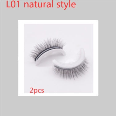 Reusable 3D Mink Lashes Natural False Eyelashes Self Adhesive Fake Glue Free Makeup Eyelash Extension Silk-8cdc7fc8127c3deb644021bcdf65a4ba