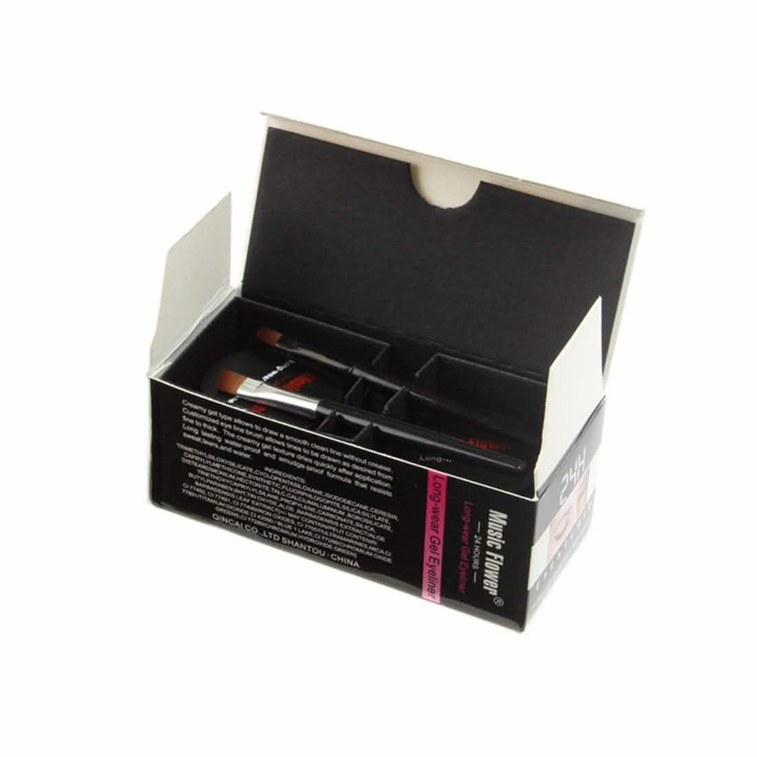 2-in-1 Black and Brown Gel Eyeliner Set-2-in-1 Black and Brown Gel Eyeliner Set