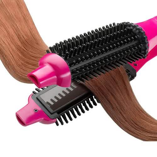 2-in-1 Perfecter Flat Iron Hair Straightener and Hot Round Brush-2-in-1 Perfecter Flat Iron Hair Straightener and Hot Round Brush