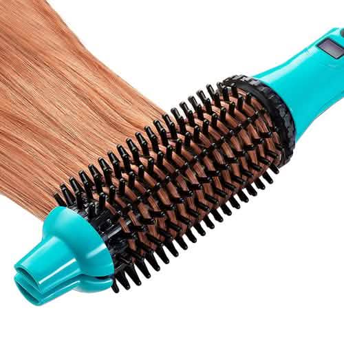 2-in-1 Perfecter Flat Iron Hair Straightener and Hot Round Brush-2-in-1 Perfecter Flat Iron Hair Straightener and Hot Round Brush