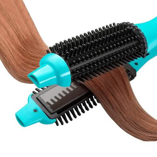 2-in-1 Perfecter Flat Iron Hair Straightener and Hot Round Brush-2-in-1 Perfecter Flat Iron Hair Straightener and Hot Round Brush