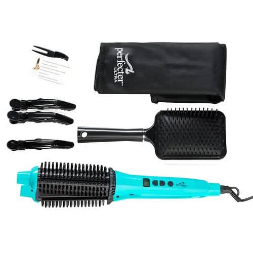 2-in-1 Perfecter Flat Iron Hair Straightener and Hot Round Brush-2-in-1 Perfecter Flat Iron Hair Straightener and Hot Round Brush