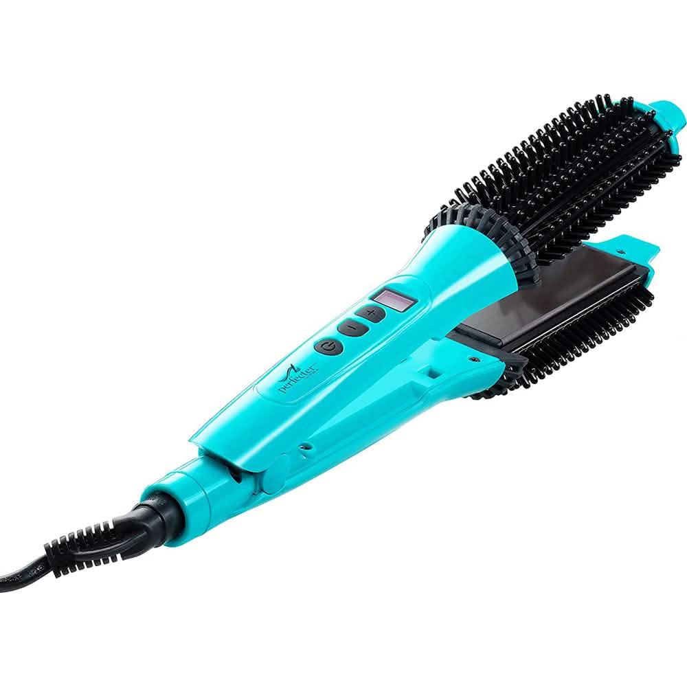 2-in-1 Perfecter Flat Iron Hair Straightener and Hot Round Brush-2-in-1 Perfecter Flat Iron Hair Straightener and Hot Round Brush