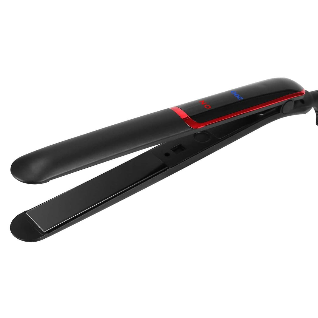 2-in-1 Twist Hair Straightener Ceramic Plate Hair Curler with Temperature Adjust LCD Display-2-in-1 Twist Hair Straightener Ceramic Plate Hair Curler with Temperature Adjust LCD Display