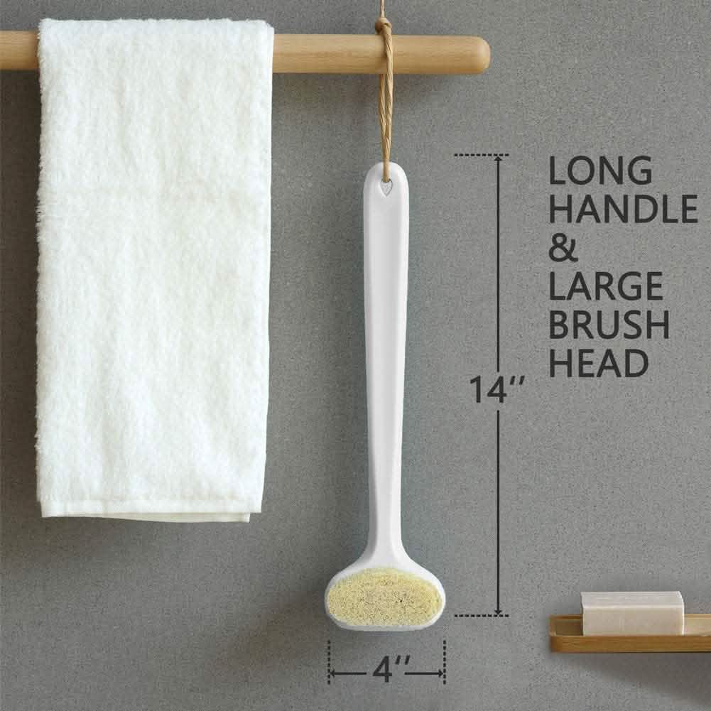 2-Pack: Bath Body Brush with Comfy Bristles-2-Pack: Bath Body Brush with Comfy Bristles