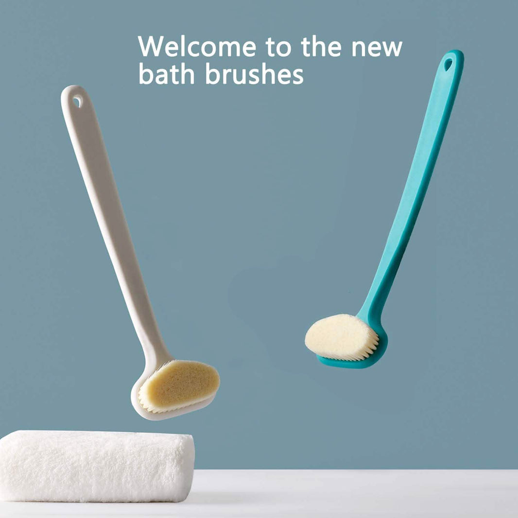 2-Pack: Bath Body Brush with Comfy Bristles-2-Pack: Bath Body Brush with Comfy Bristles