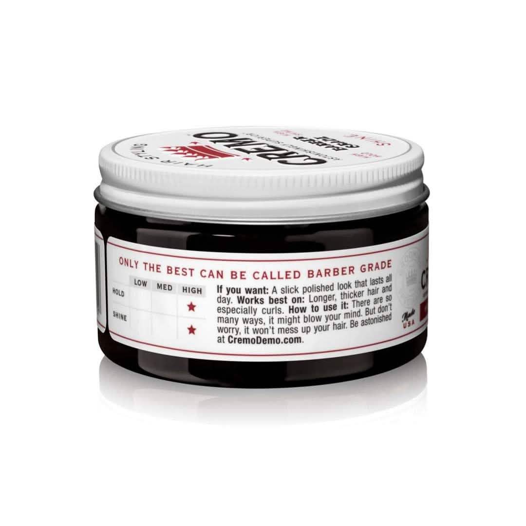 2-Pack: Cremo Premium Barber Grade Hair Styling Shine Pomade 4oz-2-Pack: Cremo Premium Barber Grade Hair Styling Shine Pomade 4oz
