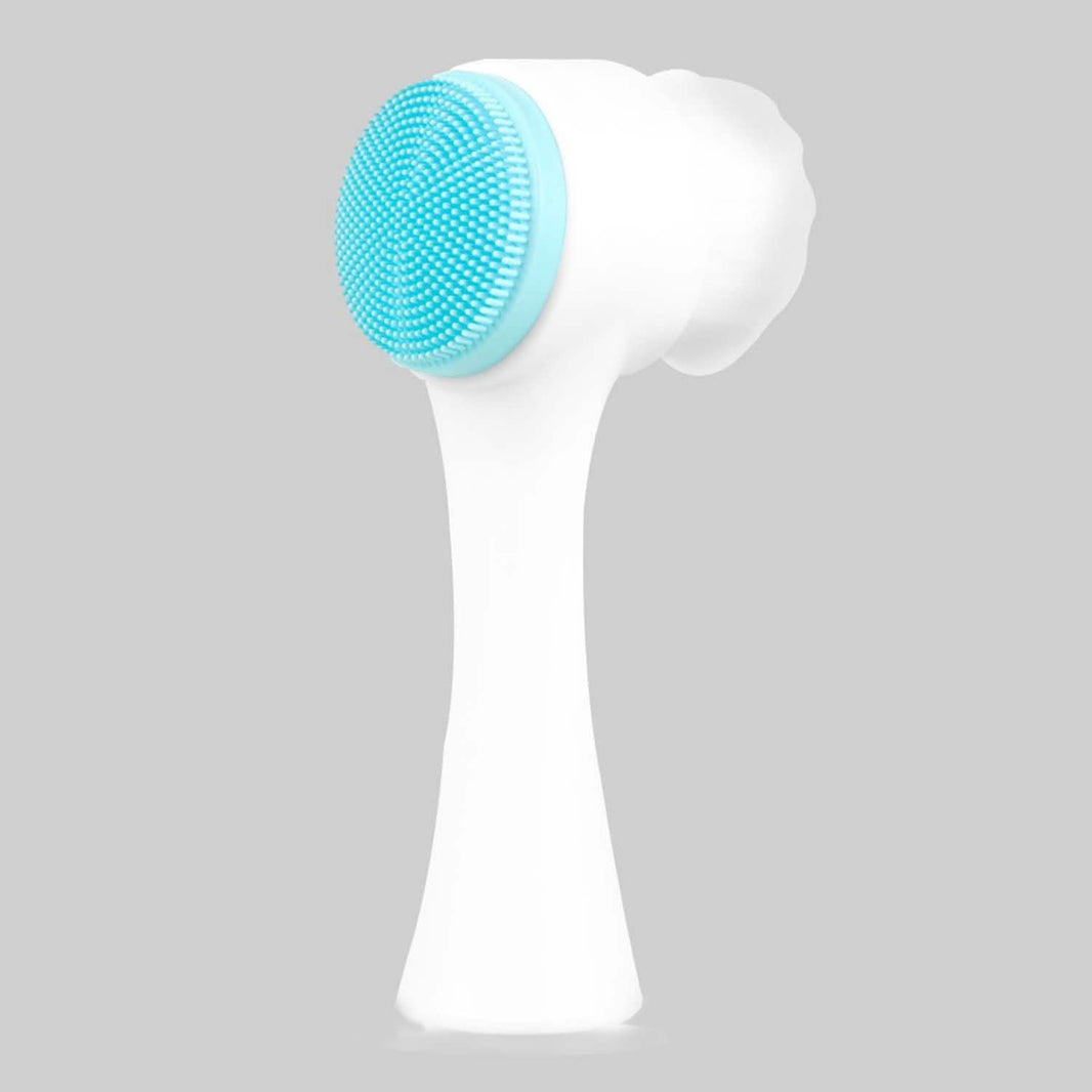 2-Pack: Dual Face Manual Facial Brush For Pore Cleansing And Exfoliating-2-Pack: Dual Face Manual Facial Brush For Pore Cleansing And Exfoliating