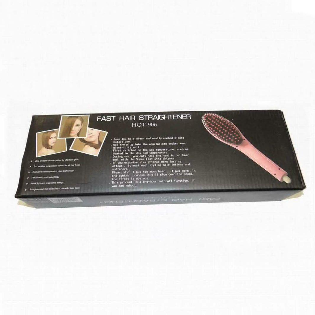 2-Pack: Electronic Fast Hair Straightener with Detangling Brush-2-Pack: Electronic Fast Hair Straightener with Detangling Brush