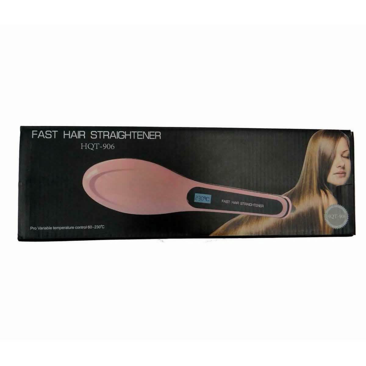 2-Pack: Electronic Fast Hair Straightener with Detangling Brush-2-Pack: Electronic Fast Hair Straightener with Detangling Brush