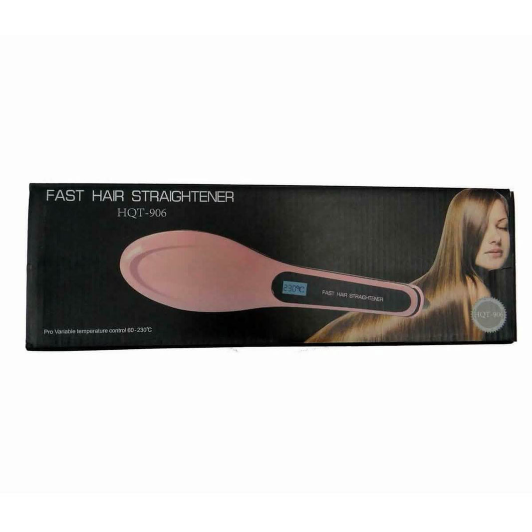 2-Pack: Electronic Fast Hair Straightener with Detangling Brush-2-Pack: Electronic Fast Hair Straightener with Detangling Brush