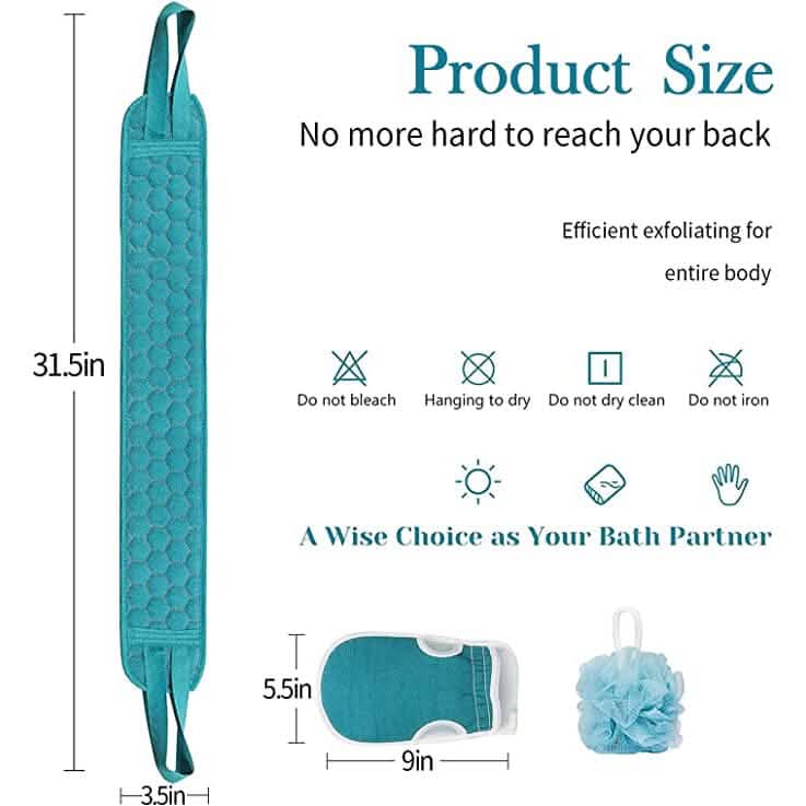 2-Pack: Exfoliating Body Scrubber Set-2-Pack: Exfoliating Body Scrubber Set